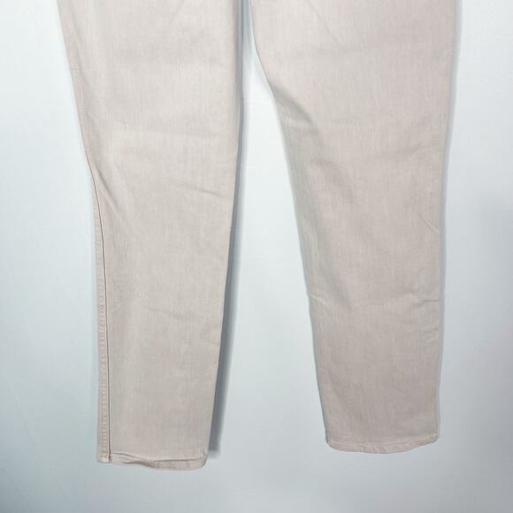 J Crew Womens 26 Light Pink Vintage Straight Jeans Garment Dyed Denim Pale Bloom - Picture 6 of 13